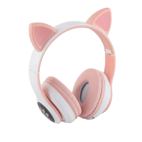 Audífonos Diadema Bluetooth Orejas De Gato