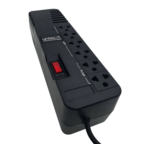 Regulador De Voltaje Automatico Unitec 990va-6tomas