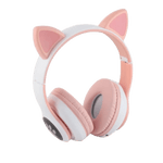 Audífonos Diadema Bluetooth Orejas De Gato